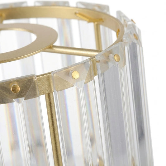Abat-jour pour plafonnier en métal cristal ZELA