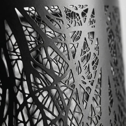 Abat-jour pour lampadaire en fer forgé noir 19 x 15 MILA
