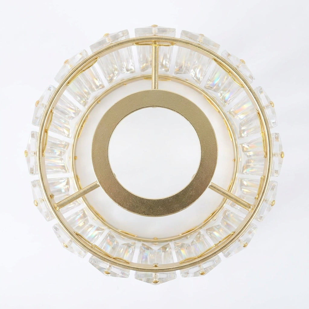 Abat-jour pour plafonnier en métal cristal ZELA