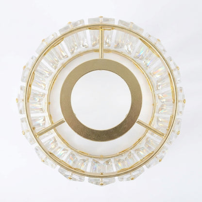 Abat-jour pour plafonnier en métal cristal ZELA