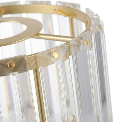 Abat-jour pour plafonnier en métal cristal ZELA
