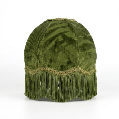Abat-jour pour lampe de table en tissu vert SIANA