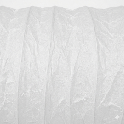 Abat-jour en papier pour lampadaire blanc SAGE