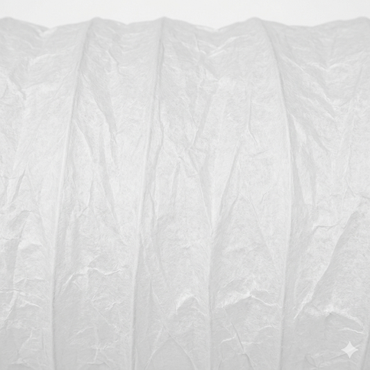 Abat-jour en papier pour lampadaire blanc SAGE