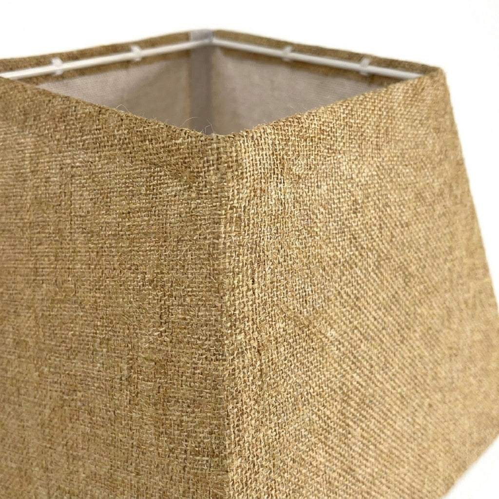 Abat-jour carré trapézoïdal Beige Sable