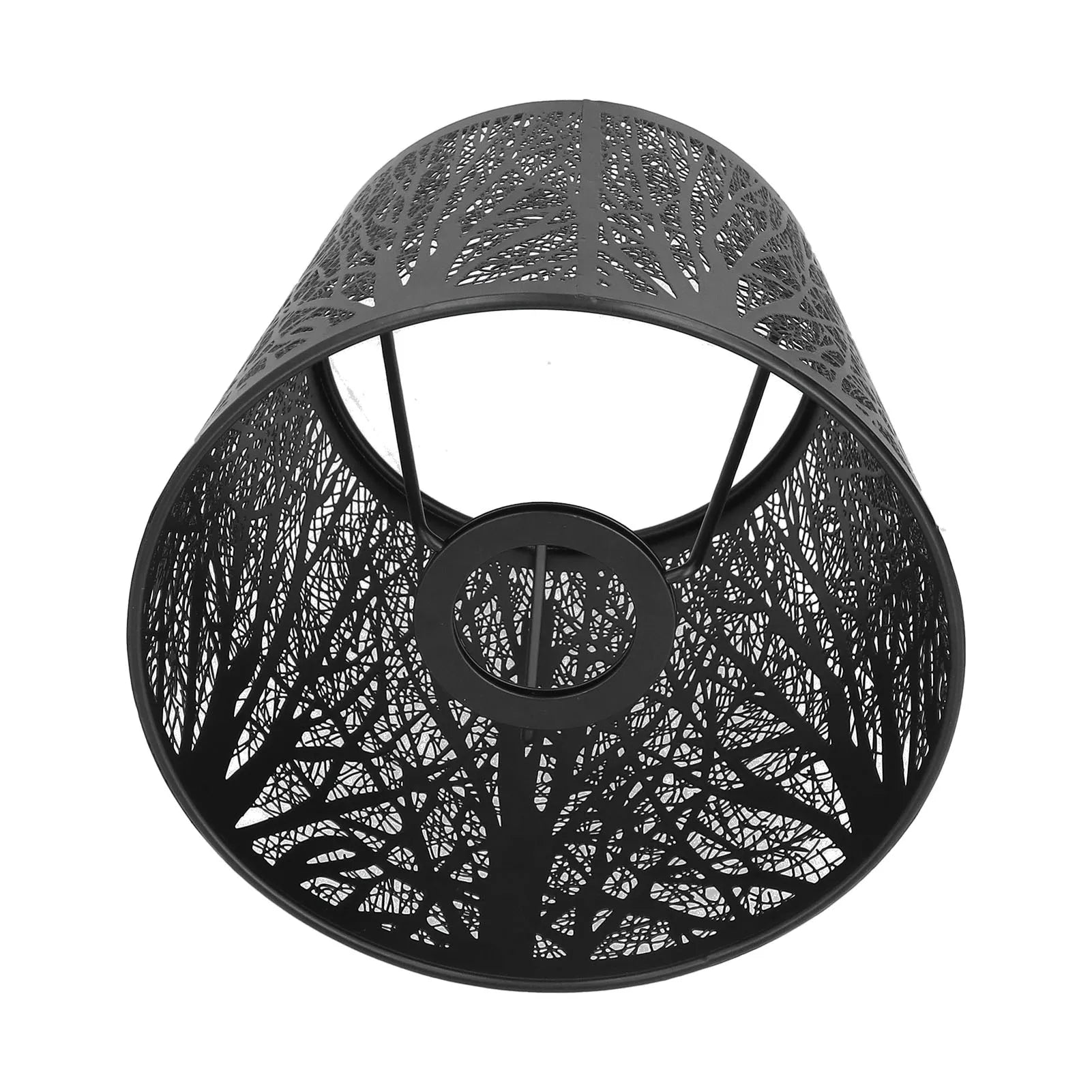 Abat-jour pour lampadaire en fer forgé noir 19 x 15 MILA