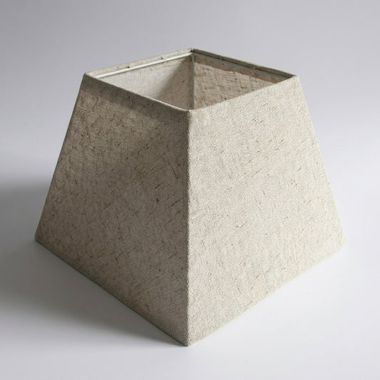 Abat-jour en lin carré beige