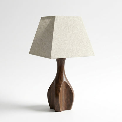 Abat-jour en lin carré beige