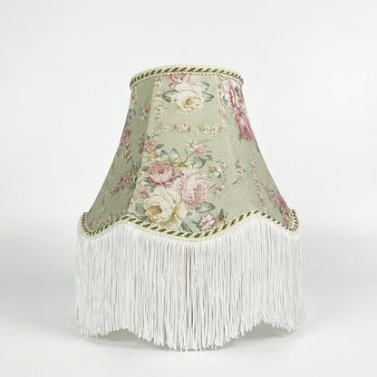 Abat-jour pour lampe de table en tissu vert MIRA