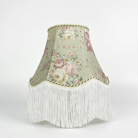 Abat-jour pour lampe de table en tissu vert MIRA