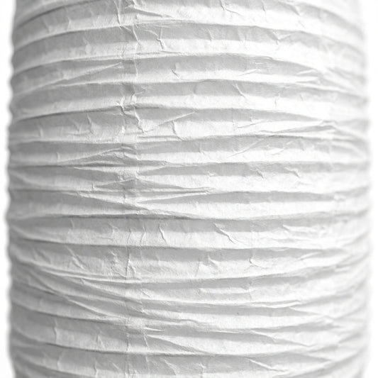 Abat-jour pour lampadaire en papier blanc KIRA