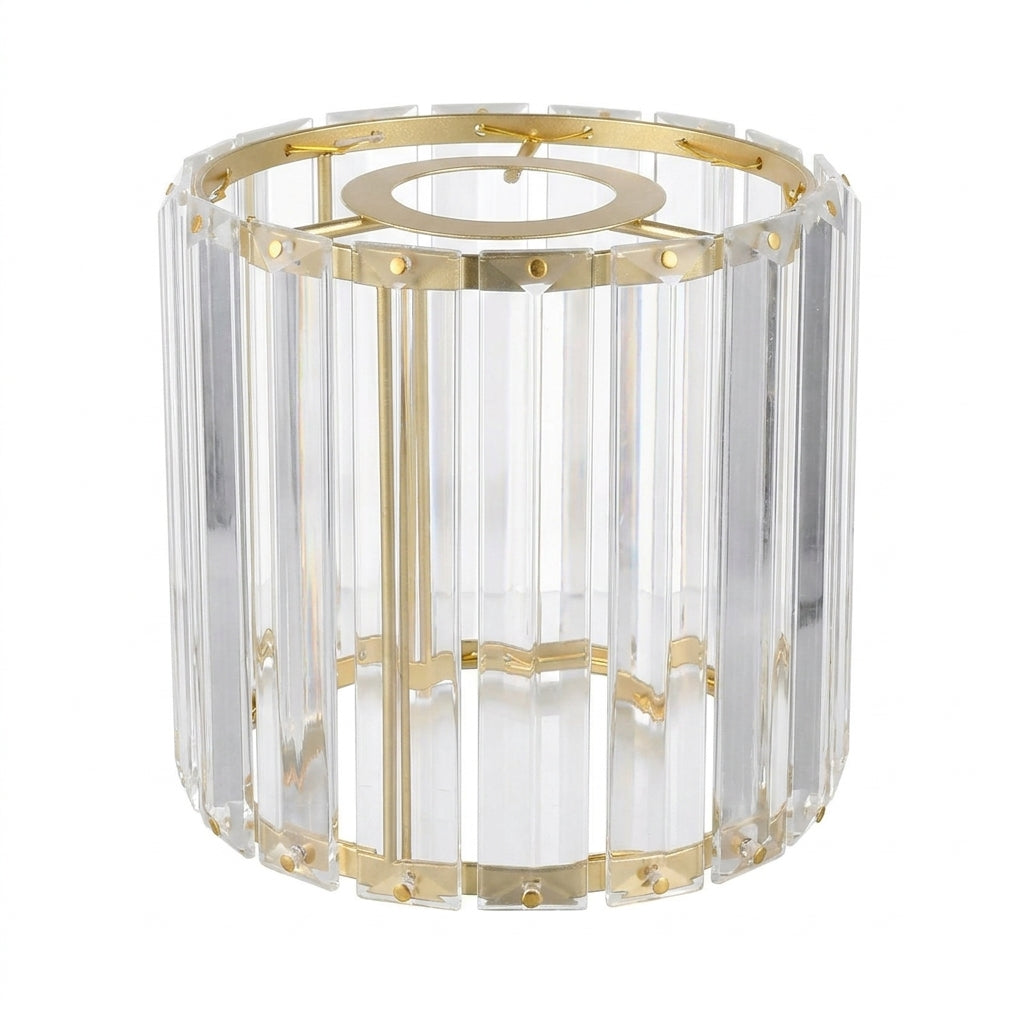 Abat-jour pour plafonnier en métal cristal ZELA